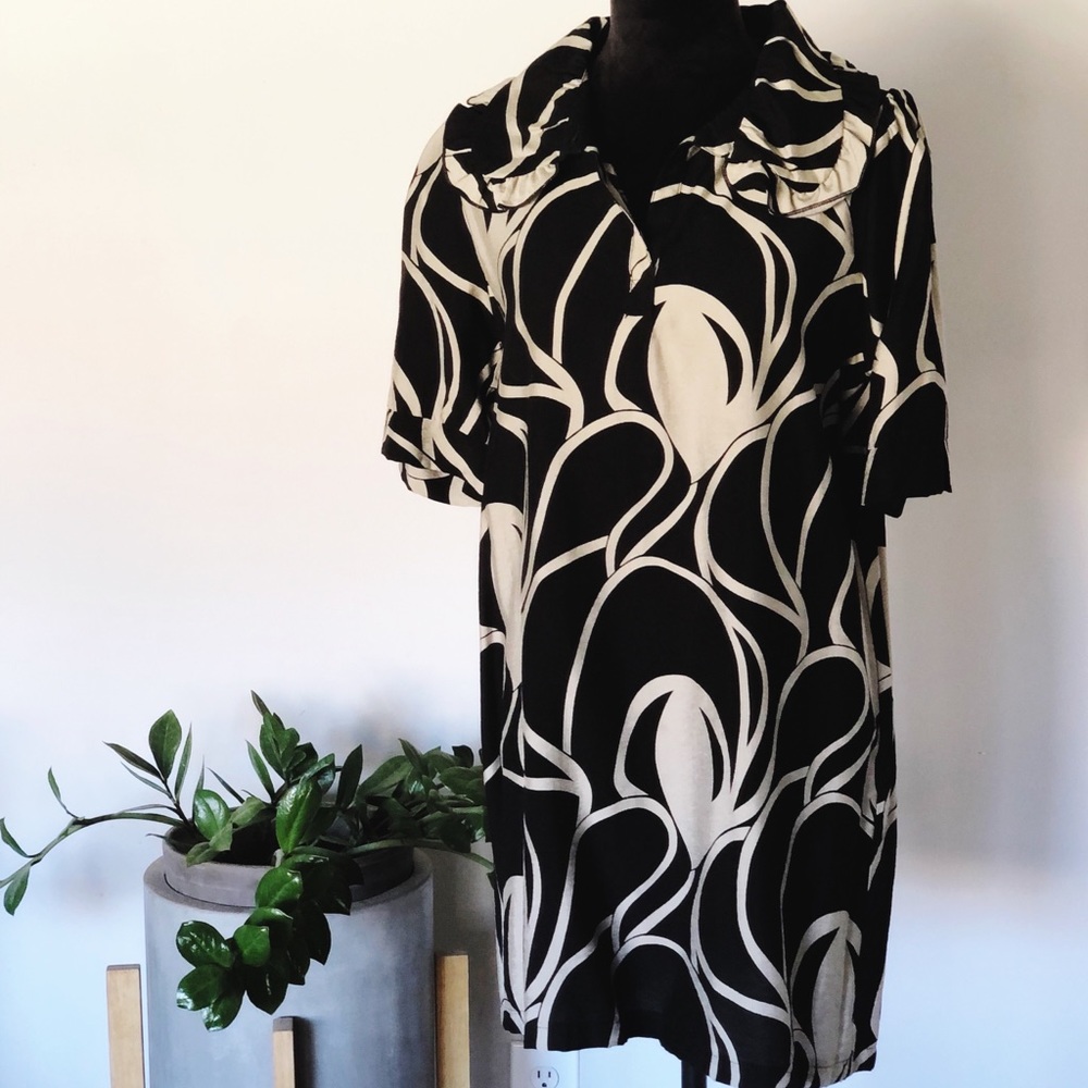 Graphic Mini Dress
